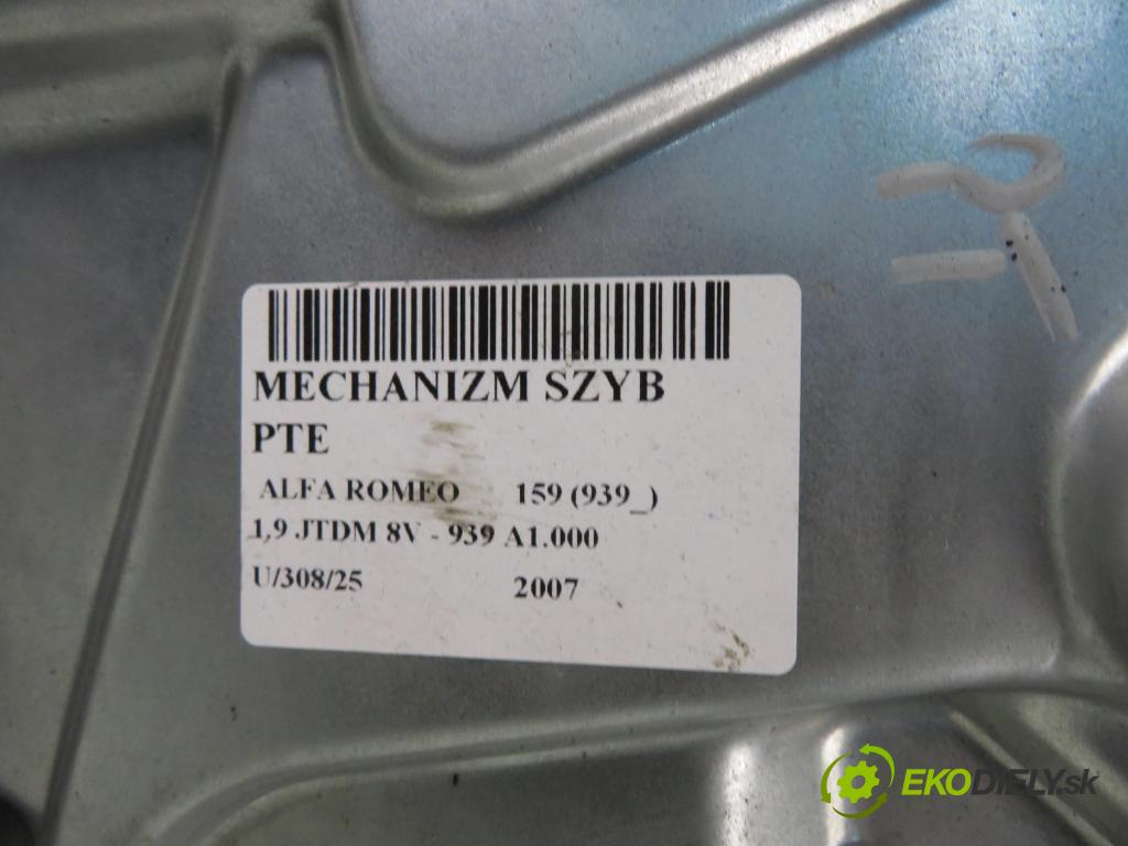 ALFA ROMEO 159 (939_) KOMBI 2007 88,00 1.9 JTDM 8V - 939 A1.000 1910,00 Mechanizmus okien PTE 1560777290