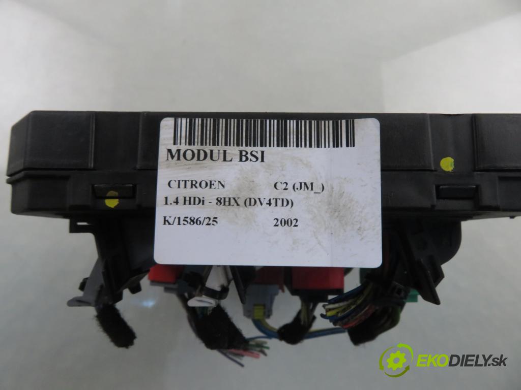 CITROEN C2 (JM_) HB 2002 52,00 1.4 HDi - 8HX (DV4TD) 1398,00 MODUL BSI 9652474380 ; S118085300