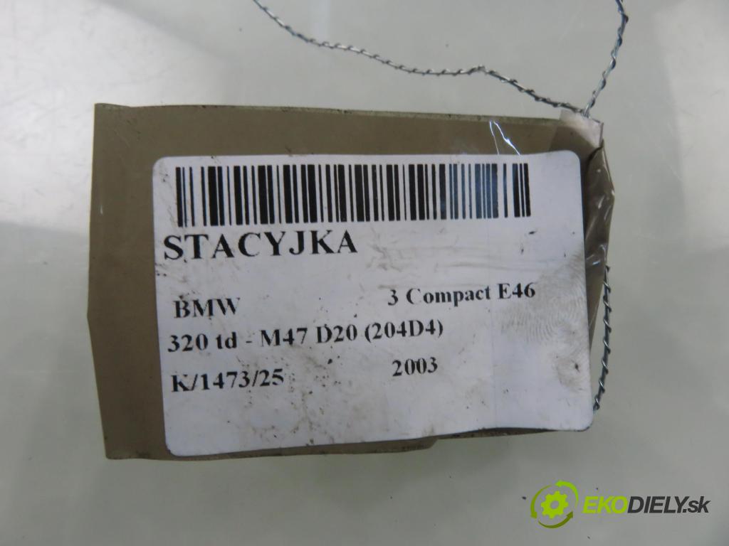 BMW 3 Compact (E46) HB 2003 110,00 320 td 150 - M47 D20 (204D4) 1995,00 VLOŽIT spínací skříňky 8379345