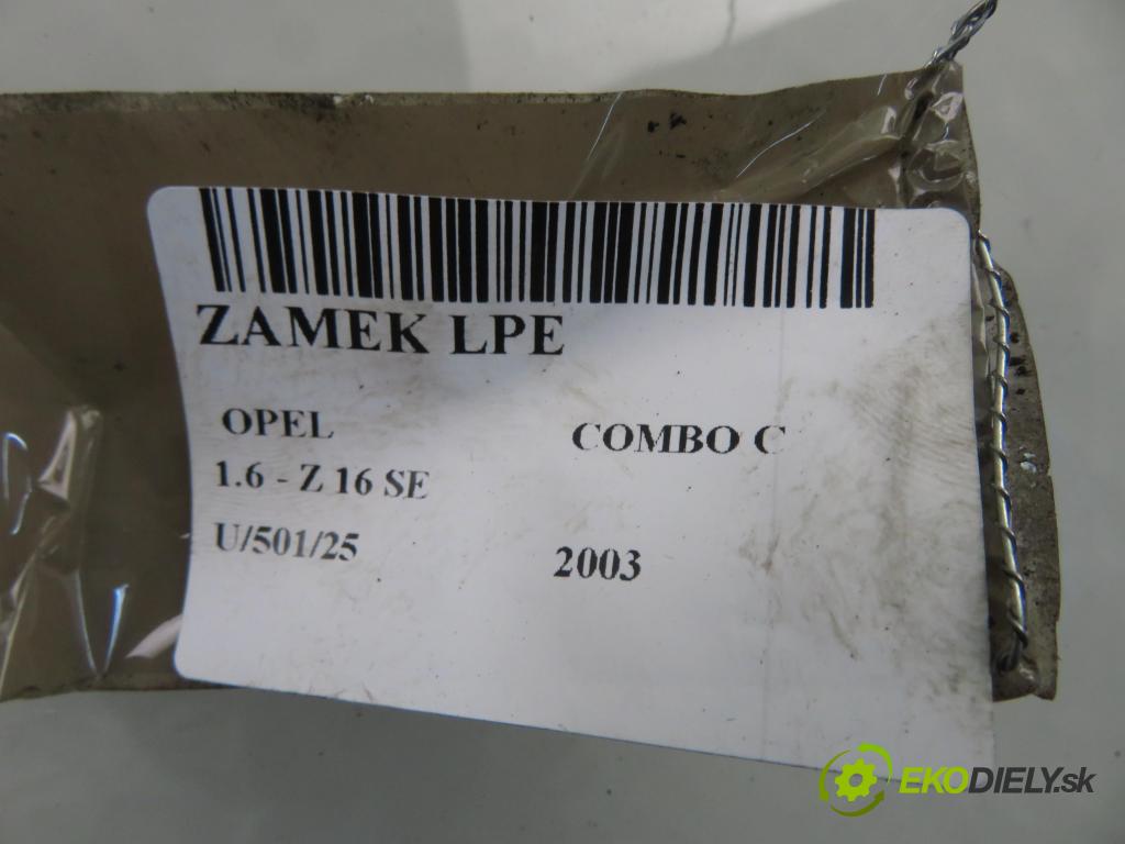 OPEL COMBO C KOMBIVAN 2003 62,00 1.6 8V 84 - Z 16 SE 1598,00 zámok 24434884EQ