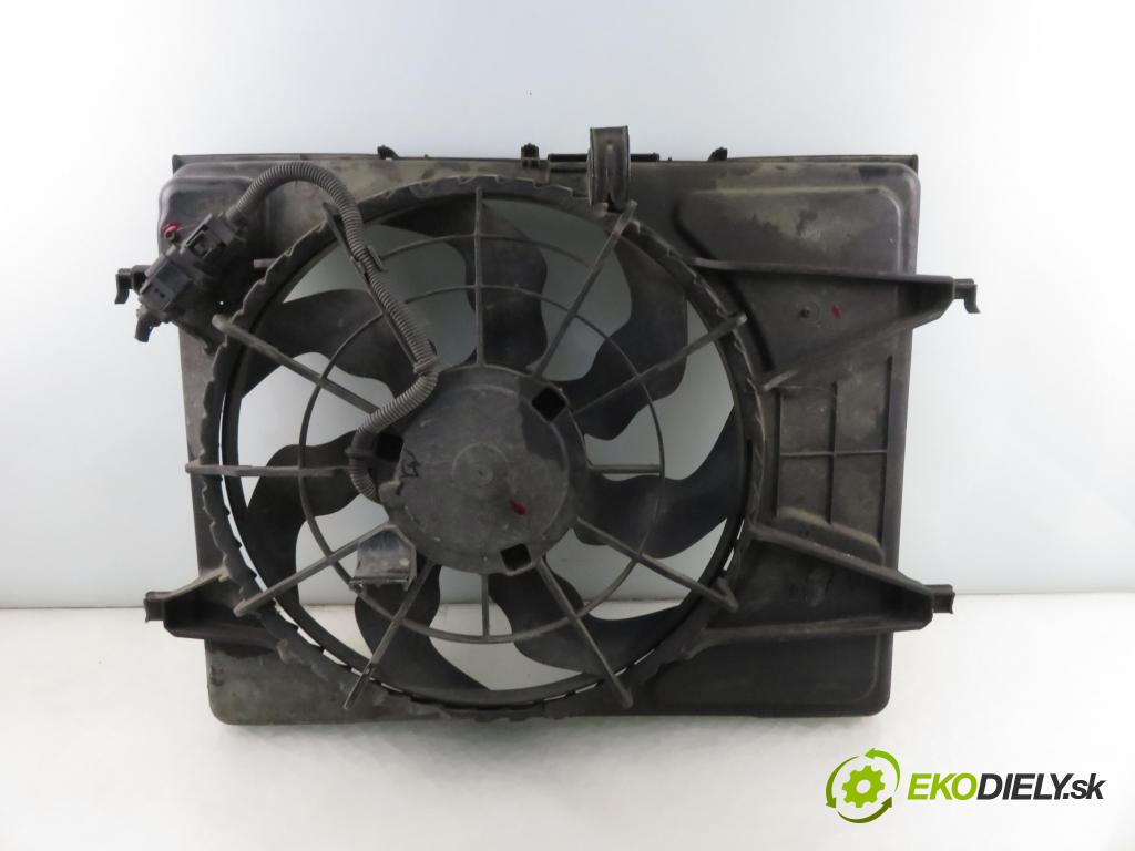 KIA CEE'D liftback (ED) HB 2008 80,00 1.4 16V 109 - G4FA 1396,00 Ventilátor chladič klíma/voda