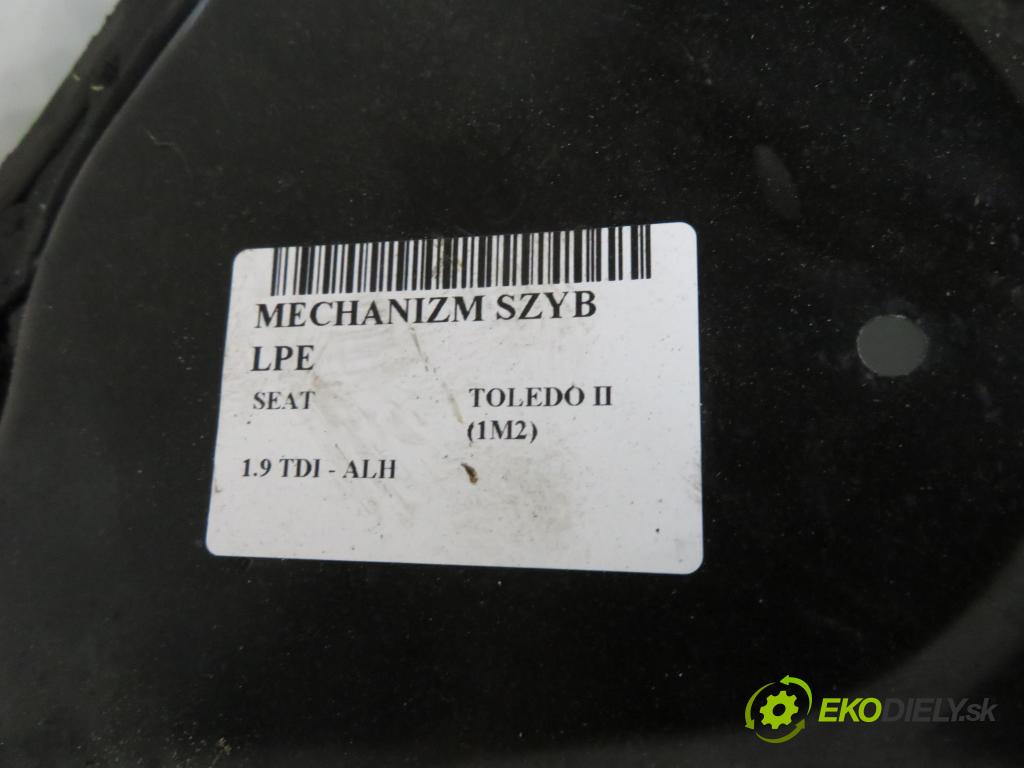 SEAT TOLEDO II (1M2) SEDAN 1999 66,00 1.9 TDI 90 - ALH 1896,00 mechanismus oken 1M1837729H