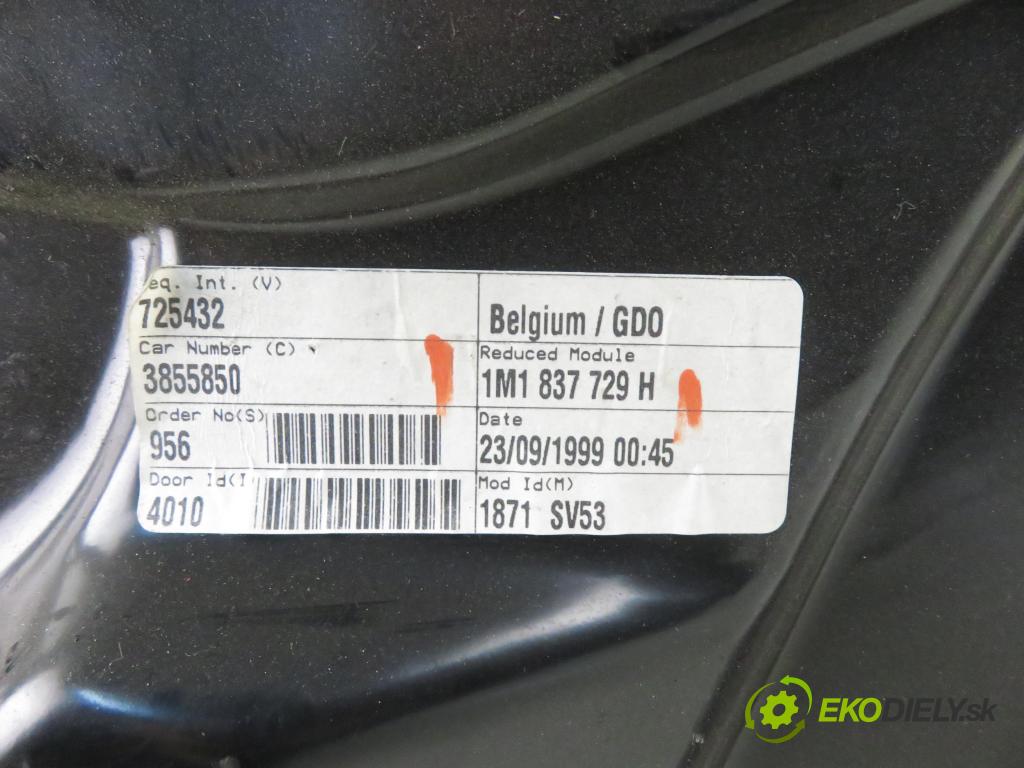 SEAT TOLEDO II (1M2) SEDAN 1999 66,00 1.9 TDI 90 - ALH 1896,00 mechanismus oken 1M1837729H