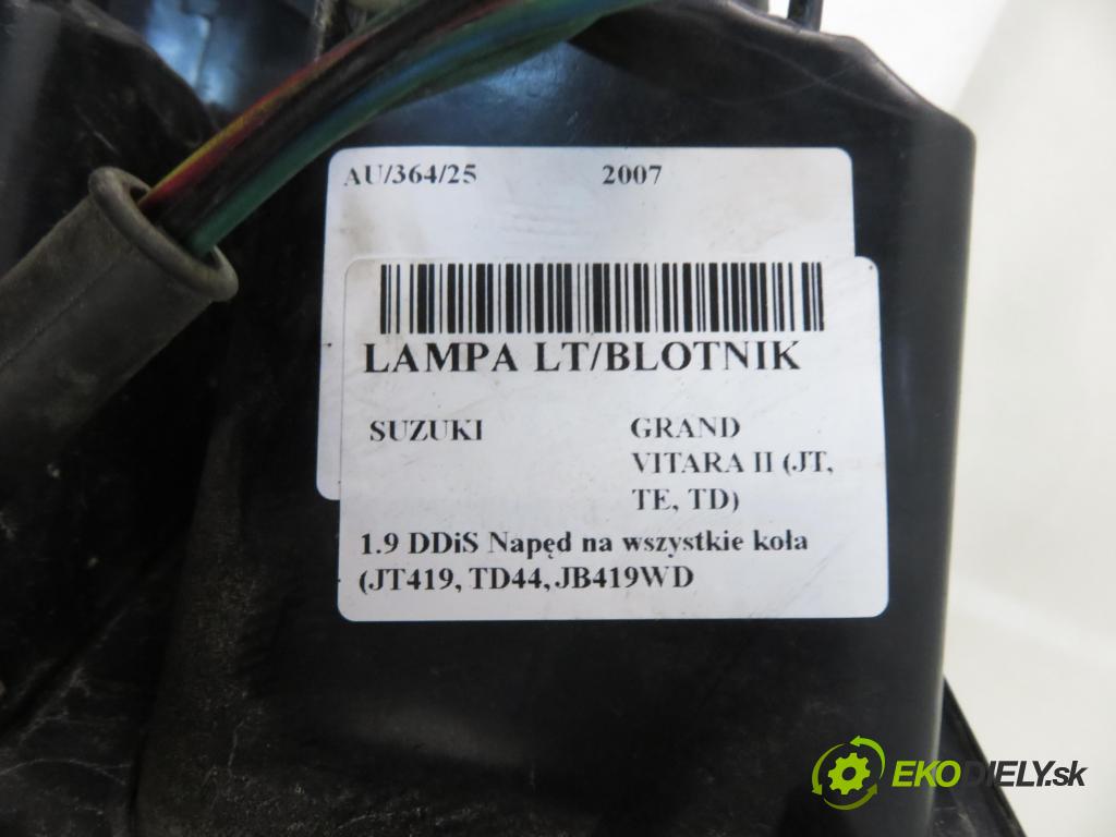 SUZUKI GRAND VITARA II (JT, TE, TD) SUV 2007 95,00 1.9 DDiS 129 4x4 - F9Q 264 1870,00 Svetlo ľavé zadné