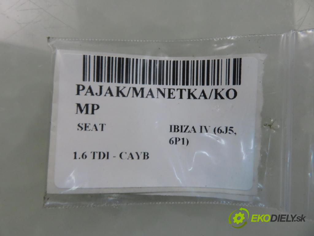 SEAT IBIZA IV (6J5, 6P1) HB 2010 66,00 1.6 TDI - CAYB 1598,00 páčka/prepínač 7H0953503GJ