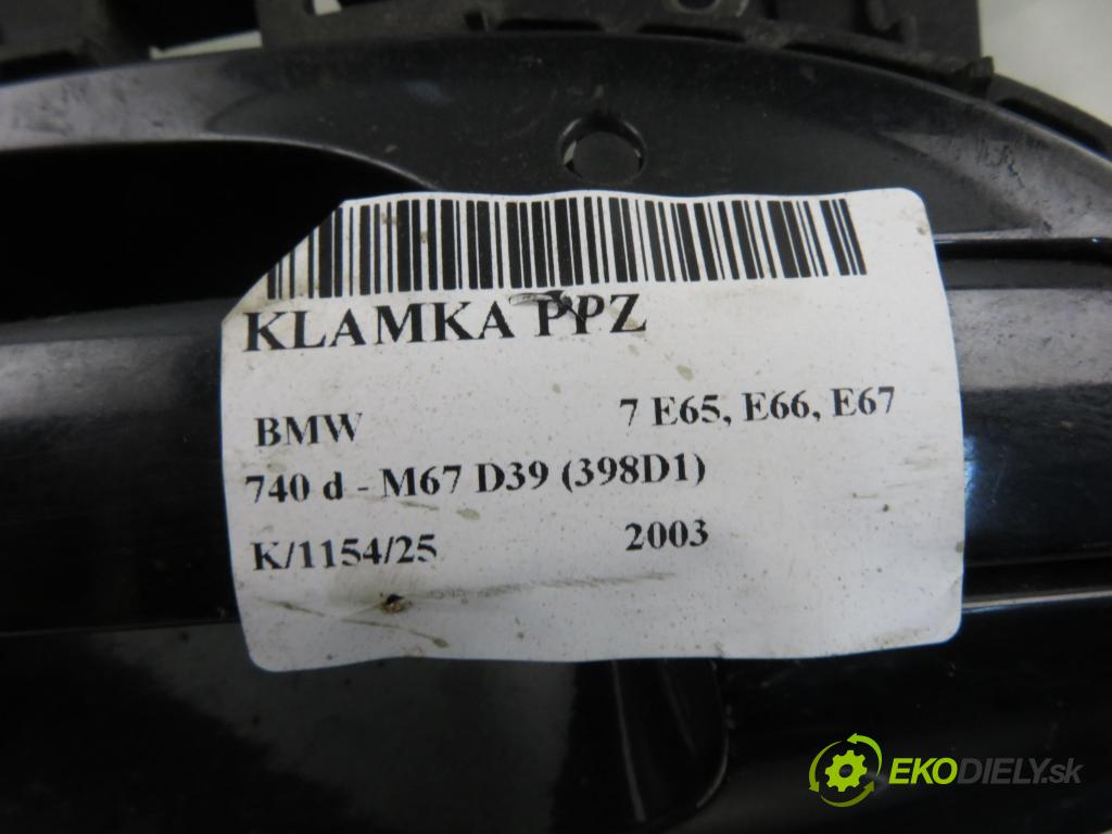BMW 7 (E65, E66, E67) SEDAN 2003 190,00 740 d- M67 D39 (398D1) 3901,00 Kľučka 7013702706