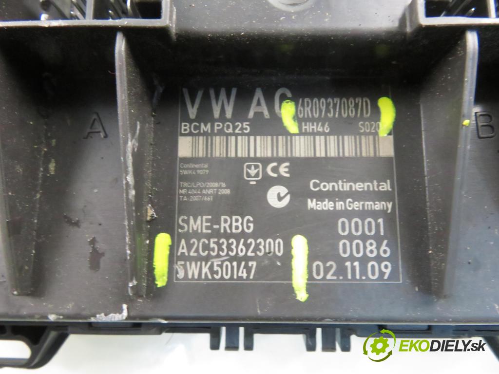 SEAT IBIZA IV (6J5, 6P1) HB 2010 66,00 1.6 TDI - CAYB 1598,00 MODUL komfortu 6R0937087D ; A2C53362300 ; 5WK50147