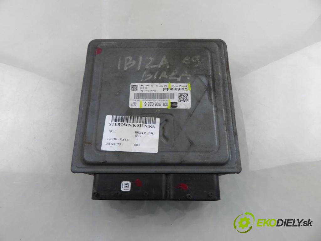 SEAT IBIZA IV (6J5, 6P1) HB 2010 66,00 1.6 TDI - CAYB 1598,00 Riadiaca jednotka Motor 03L906023S ; 5WP42844AA