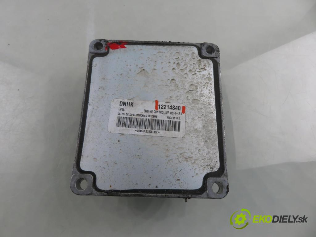 OPEL COMBO C KOMBIVAN 2003 62,00 1.6 8V 84 - Z 16 SE 1598,00 Riadiaca jednotka Motor 12214840