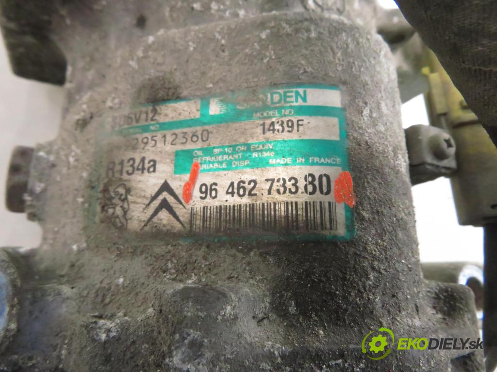 CITROEN C2 (JM_) HB 2002 52,00 1.4 HDi - 8HX (DV4TD) 1398,00 KOMPRESOR: klimatizace 9646273380 (Kompresor klimatizace)