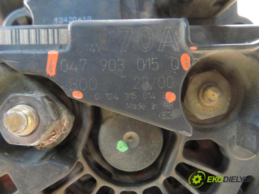 SKODA FABIA I (6Y2) HB 2000 50,00 1.4 - ATZ 1397,00 Alternátor 047903015Q ; 0124315014 (Alternátor)