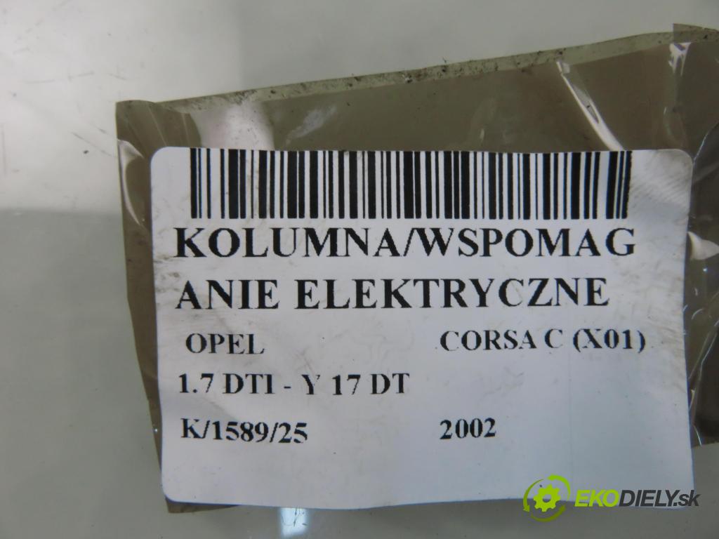 OPEL CORSA C (X01) HB 2002 55,00 1.7 DTI - Y 17 DT 1686,00 serv/podporovanie elektrické 24463938 ; 09115125