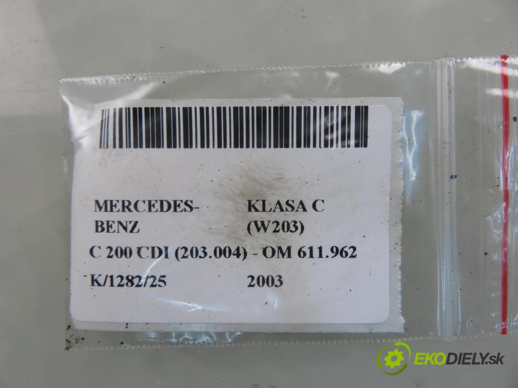 MERCEDES-BENZ KLASA C (W203) SEDAN 2003 85,00 C 200 CDI 116 - OM 611.962 2148,00 PÁSKA: air BAG 0004640618 ; 2095400145