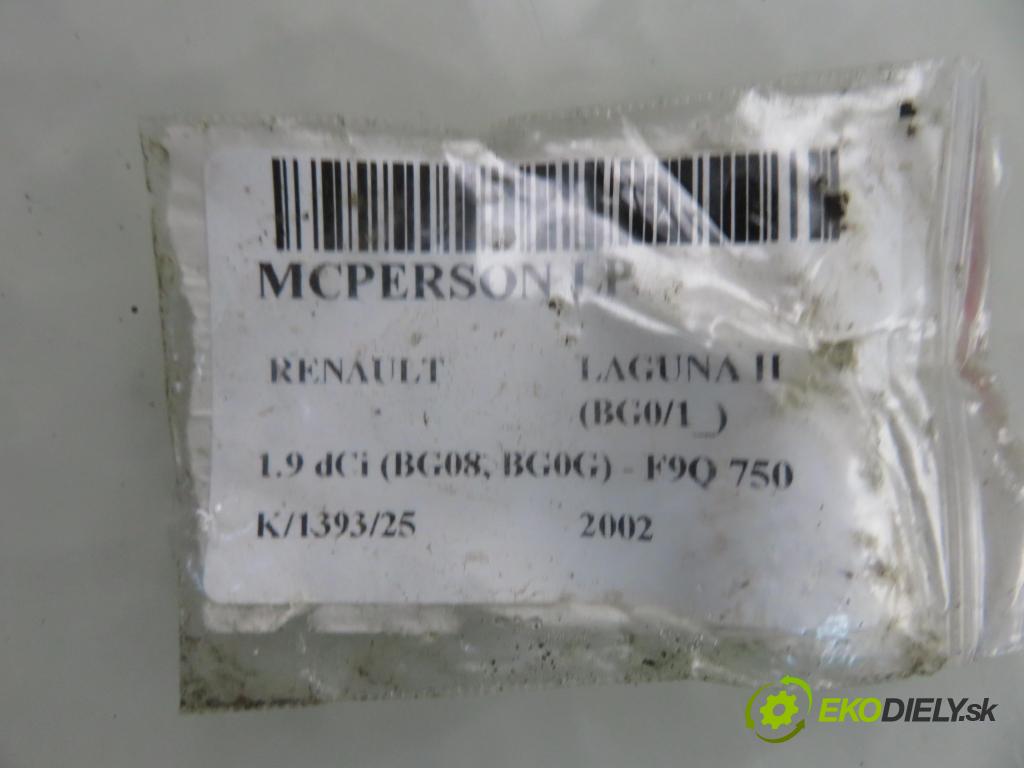 RENAULT LAGUNA II (BG0/1_) LIFTBACK 2002 88,00 1.9 dCi 120 - F9Q 750 1870,00 MCPERSON LP 