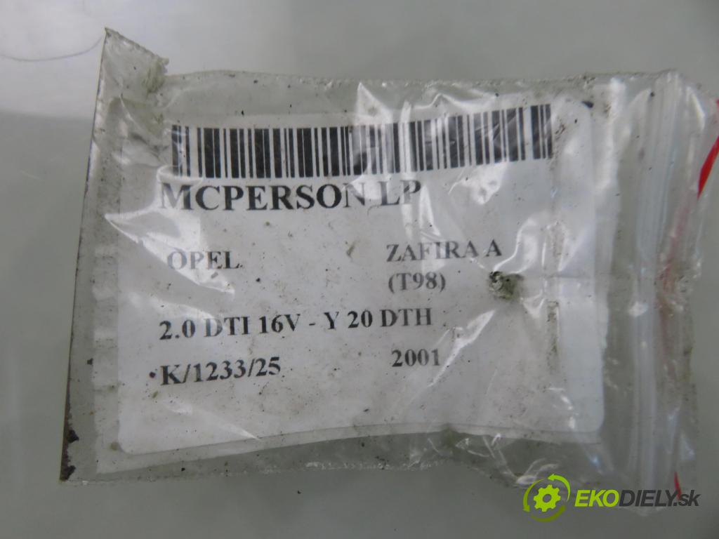 OPEL ZAFIRA A Nadwozie Wielkopojemne (MPV) (T98)  MINIVAN 2001 74,00 2.0 DTI 16V 101 - Y 20 DTH 1995,00 MCPERSON LP