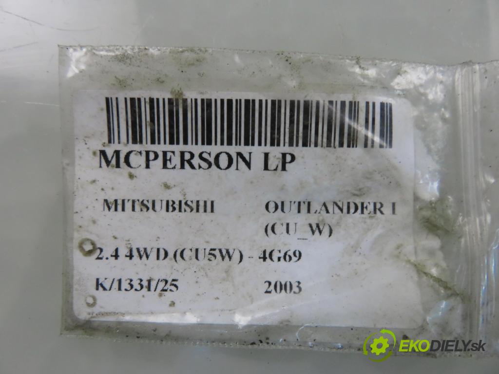 MITSUBISHI OUTLANDER I (CU_W) SUV 2003 118,00 2.4 4WD 160 (CU5W) - 4G69 2378,00 MCPERSON LP