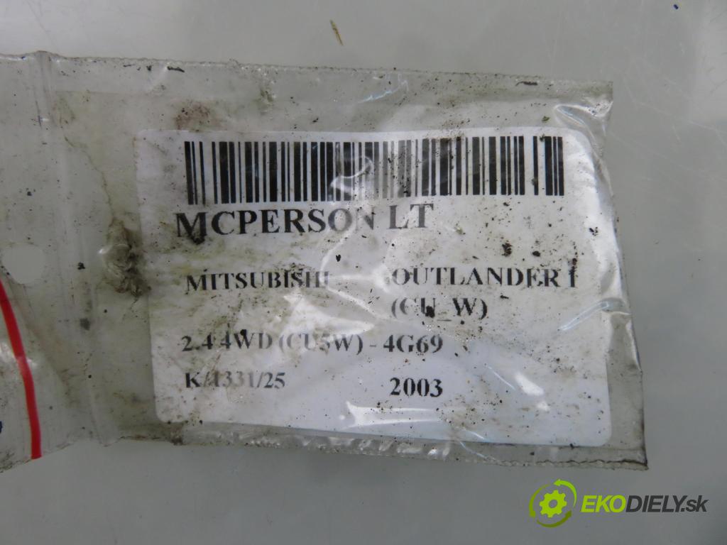 MITSUBISHI OUTLANDER I (CU_W) SUV 2003 118,00 2.4 4WD 160 (CU5W) - 4G69 2378,00 MCPERSON LT 