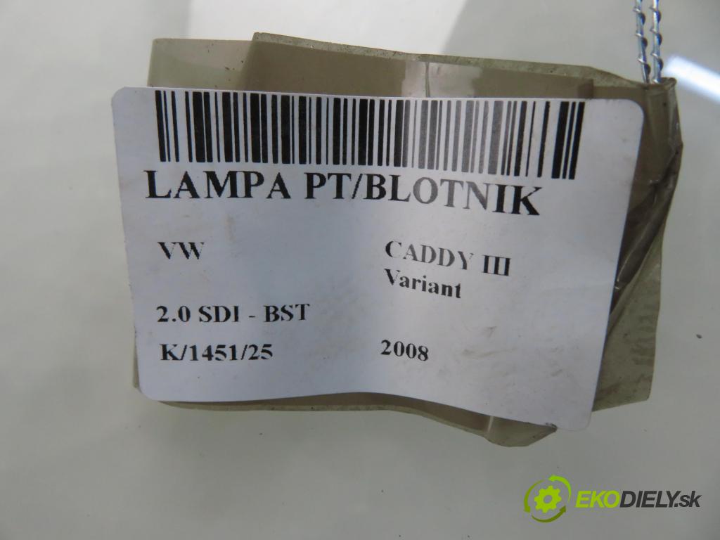 VW CADDY III Variant (2KB, 2KJ, 2CB, 2CJ) FURGON 2008 51,00 2.0 SDI - BST 1968,00 Svetlo pravé zadné 2K0945112A