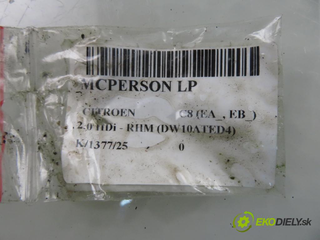 CITROEN C8 (EA_, EB_) MINIVAN 2005 79,00 2.0 HDi - RHM (DW10ATED4) 1997,00 MCPERSON LP 