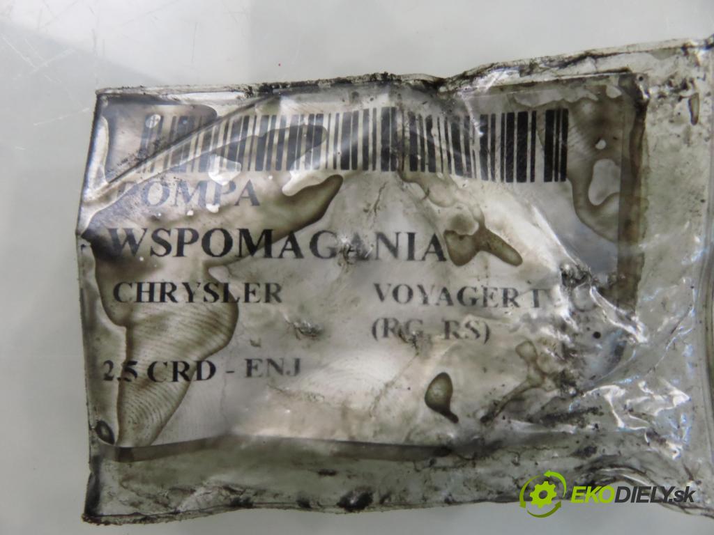 CHRYSLER VOYAGER IV (RG, RS) MINIVAN 2002 105,00 2.5 CRD 143 - ENJ 2499,00 pumpa servočerpadlo 20602164F (Servočerpadlo)
