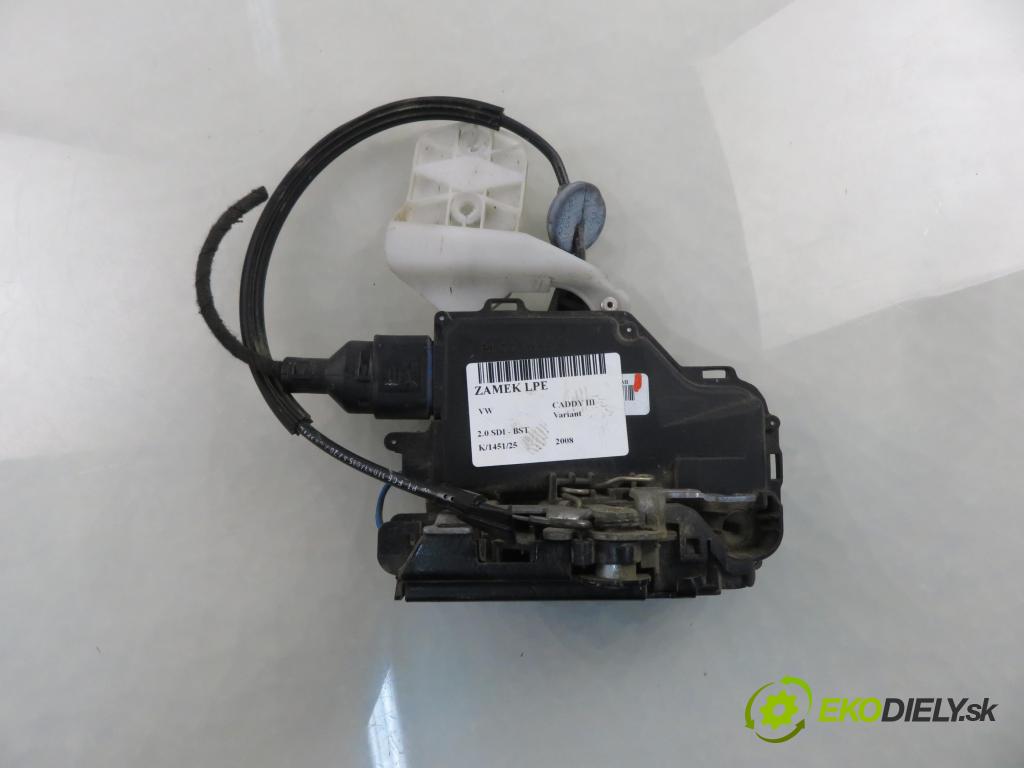 VW CADDY III Variant (2KB, 2KJ, 2CB, 2CJ) FURGON 2008 51,00 2.0 SDI - BST 1968,00 zámok 3D1837015AB