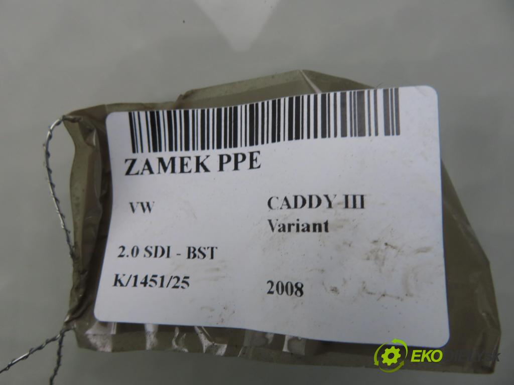VW CADDY III Variant (2KB, 2KJ, 2CB, 2CJ) FURGON 2008 51,00 2.0 SDI - BST 1968,00 zámok 3D1837016AC