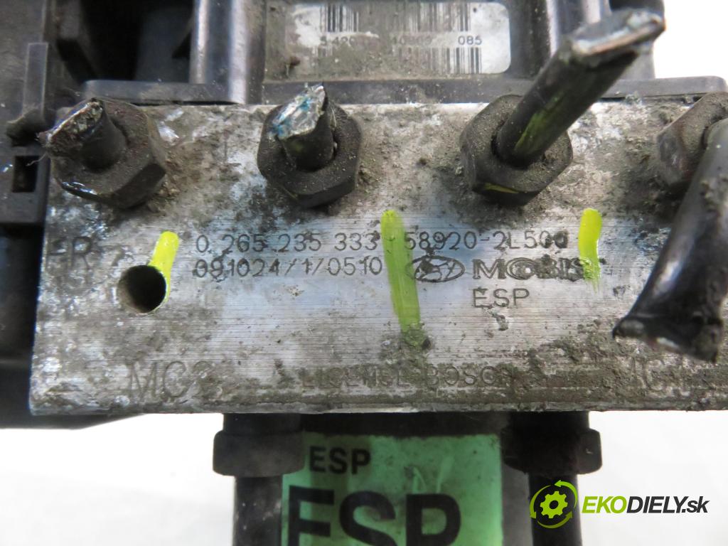 HYUNDAI i30 Kombi (FD) KOMBI 2010 85,00 1.6 CRDi 116 - D4FB 1582,00 Pumpa ABS 0265950695 ; 589202L500 ; 0265235333 (Pumpa ABS)