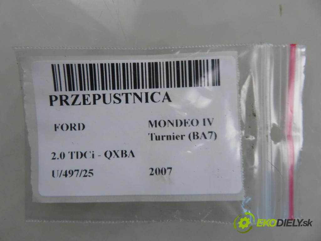 FORD MONDEO IV Turnier (BA7) KOMBI 2007 103,00 2.0 TDCi - QXBA 1997,00 Škrtiaca klapka 6G9Q9E926AE (Škrtiaca klapka)