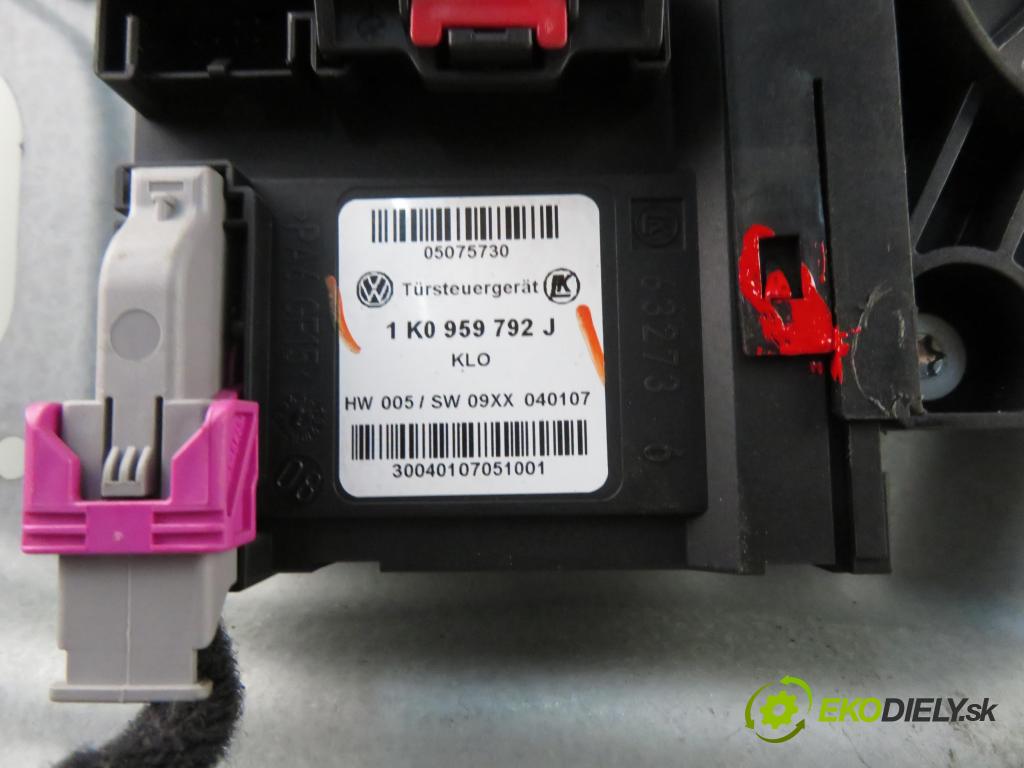 VW CADDY III Furgon (2KA, 2KH, 2CA, 2CH) FURGON 2007 77,00 1.9 TDI - BLS 1896,00 Mechanizmus okien 2K1837752BS ; 1K0959792J
