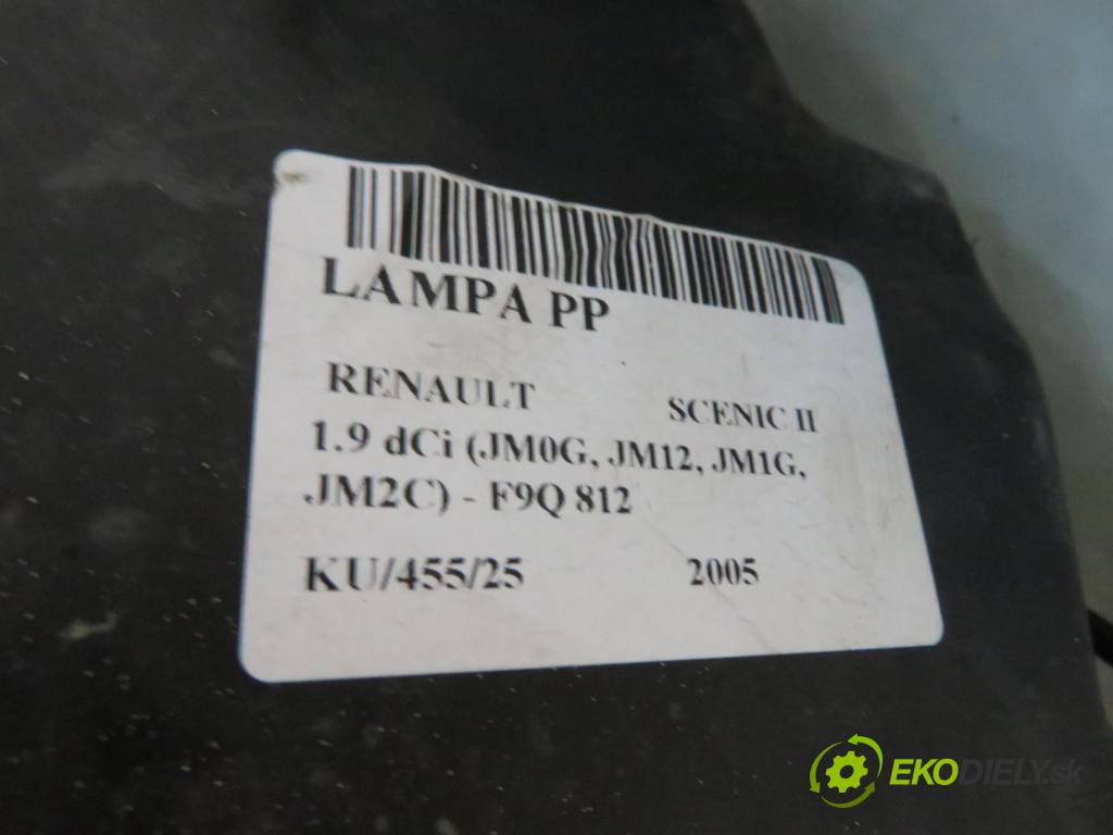 RENAULT SCENIC II (JM0/1_) MINIVAN 2005 88,00 1.9 dCi 120 - F9Q 812 1870,00 Svetlo PP