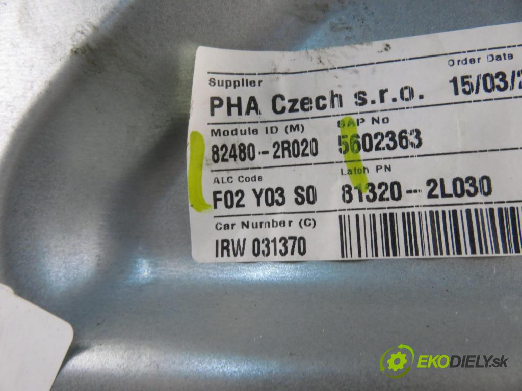 HYUNDAI i30 Kombi (FD) KOMBI 2010 85,00 1.6 CRDi 116 - D4FB 1582,00 Mechanizmus okien 824802R020 ; 824602R000 ; 0130822543