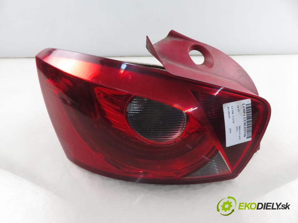 SEAT IBIZA IV (6J5, 6P1) HB 2010 66,00 1.6 TDI - CAYB 1598,00 Svetlo ľavé zadné 6J4945095C