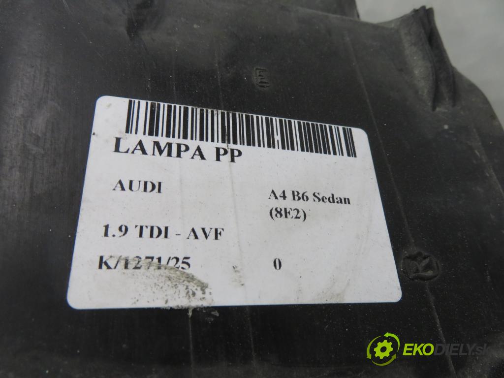 AUDI A4 (8E2, B6) SEDAN 2001 96,00 1.9 TDI PD 130 - AWX 1896,00 Svetlo PP 8E0941004F ; 8E0990008F