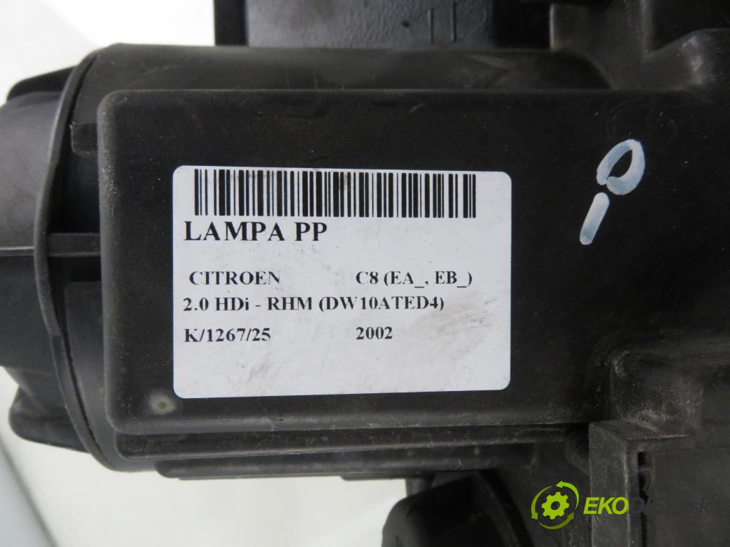 CITROEN C8 (EA_, EB_) MINIVAN 2002 0,00 2.0 HDi - RHT (DW10ATED4) 1997,00 Svetlo PP 1494315080