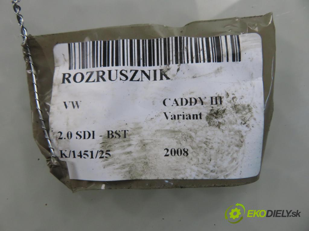 VW CADDY III Variant (2KB, 2KJ, 2CB, 2CJ) FURGON 2008 51,00 2.0 SDI - BST 1968,00 startér  (Startér)