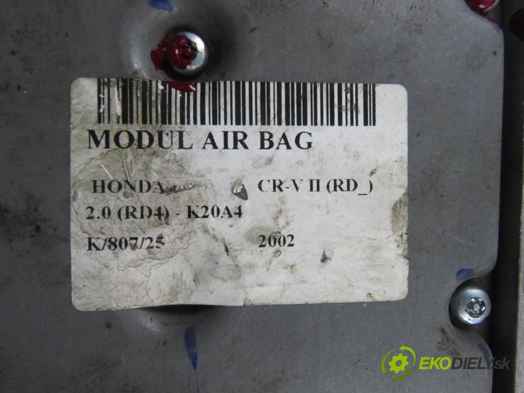 HONDA CR-V II (RD_) SUV 2002 110,00 2.0 (RD4) - K20A4 1998,00 MODUL air BAG 77960SCAG930M3 ; 5WK43160