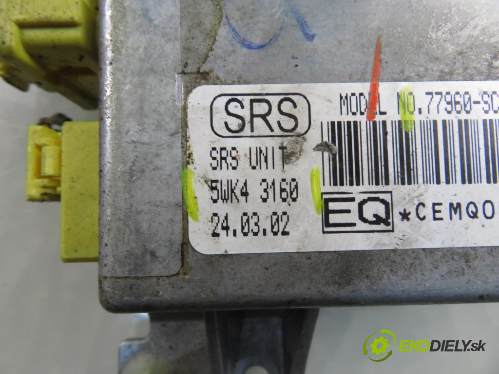 HONDA CR-V II (RD_) SUV 2002 110,00 2.0 (RD4) - K20A4 1998,00 MODUL air BAG 77960SCAG930M3 ; 5WK43160