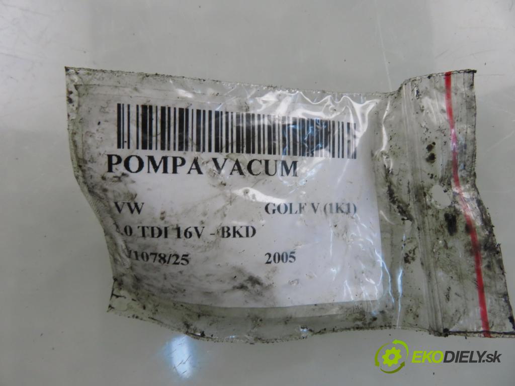VW GOLF V (1K1) HB 2005 103,00 2.0 TDI 16V - BKD 1968,00 Pumpa vákuová 03G145209