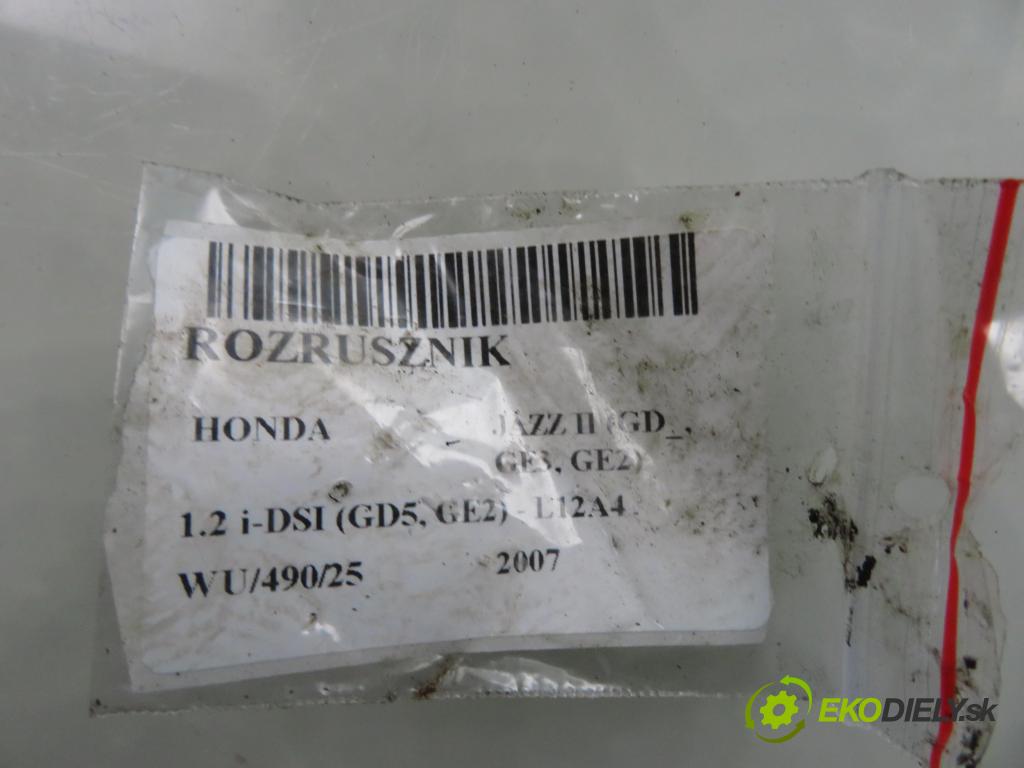 HONDA JAZZ II (GD_, GE3, GE2) HB 2007 57,00 1.2 i-DSI (GD5, GE2) - L12A4 1243,00 Štartér 4280003460 (Štartér)