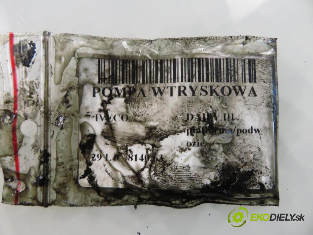 IVECO DAILY III platforma/podwozie KABINA/PLATFORMA 2000 62,00 29 L 9 - 8140.63. 2798,00 pumpa vstřikovací 0460494471 (Vstřikovací čerpadlo)