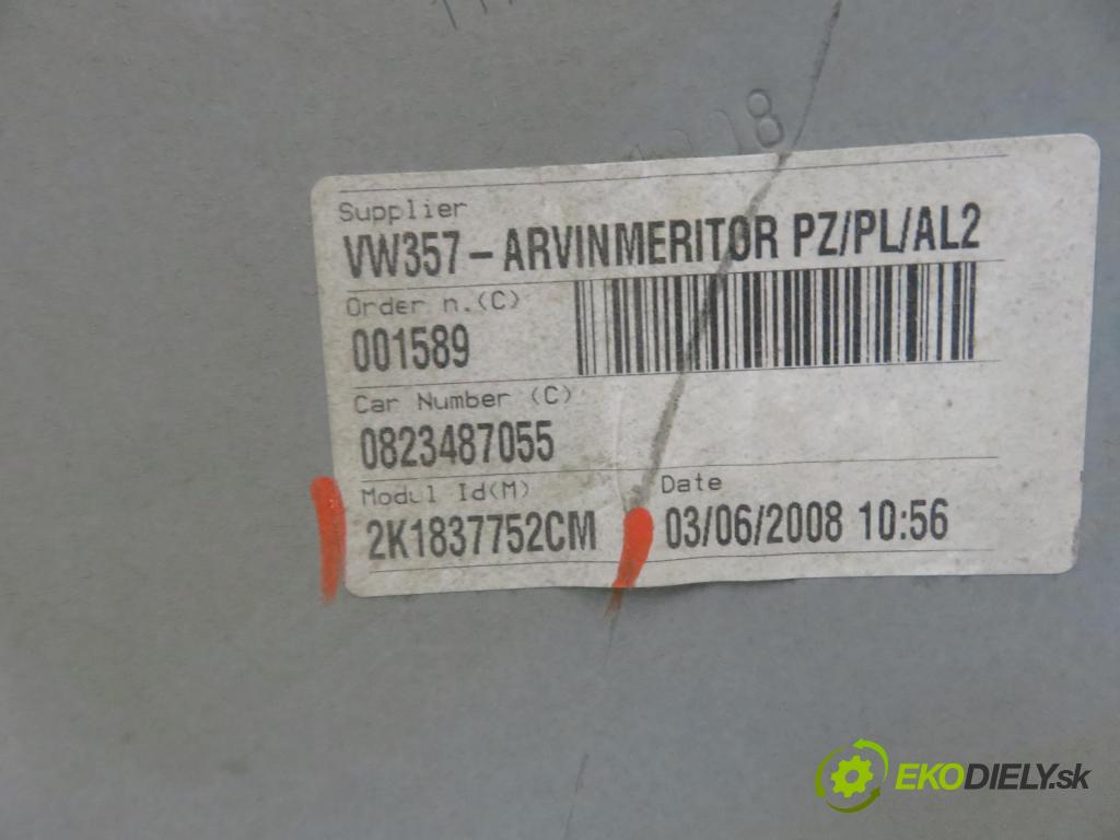 VW CADDY III Variant (2KB, 2KJ, 2CB, 2CJ) FURGON 2008 51,00 2.0 SDI - BST 1968,00 Mechanizmus okien 2K1837752CM ; 1K0959792J