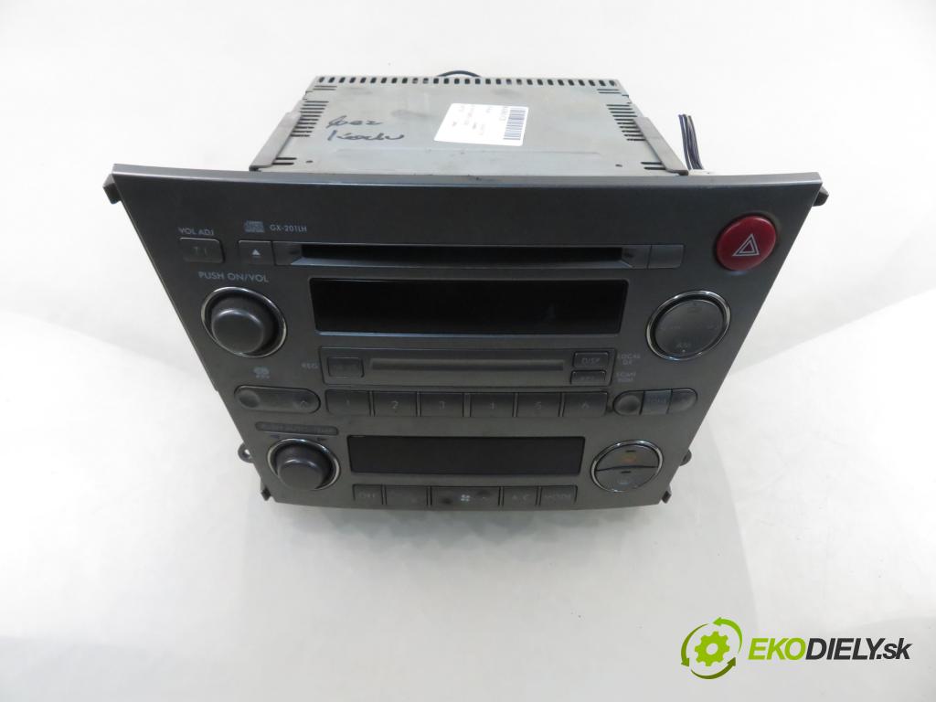 SUBARU LEGACY IV Kombi (BP) KOMBI 2004 101,00 2.0 AWD (BP5) - EJ202 1994,00 RADIO CD 86201AG400