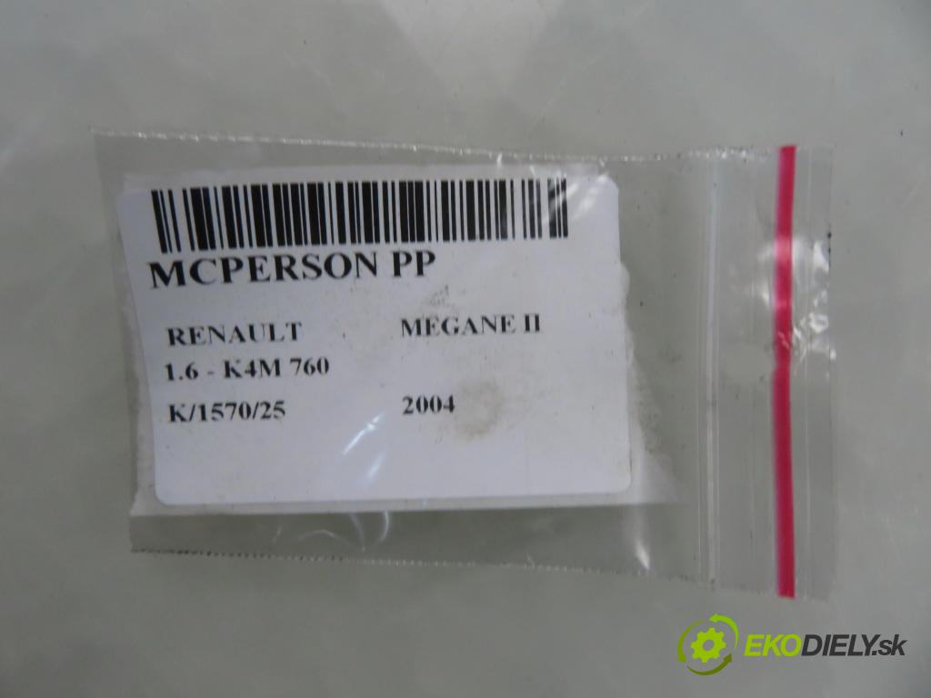 RENAULT MEGANE II sedan (LM0/1_) SEDAN 2004 0,00 1.6 - K4M 760 1598,00 MCPERSON PP 333718