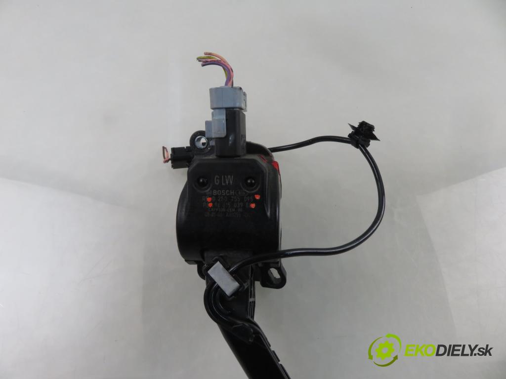 CITROEN C5 III (RD_) SEDAN 2008 155,00 3.0 V6 211 - XFV (ES9A) 2946,00 Potenciometer plynu 0280755095 ; 9661503980 (Potenciometer plynového pedálu)