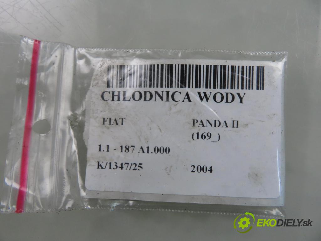FIAT PANDA (169_) HB 2004 40,00 1.1 54 - 187 A1.000 1108,00 chladič vody 