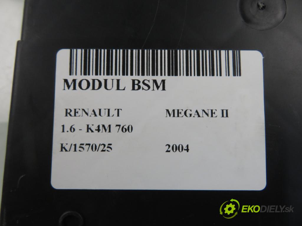 RENAULT MEGANE II sedan (LM0/1_) SEDAN 2004 0,00 1.6 - K4M 760 1598,00 riadiaca jednotka / MODUL INNE: 8200306033A ; S118399300J