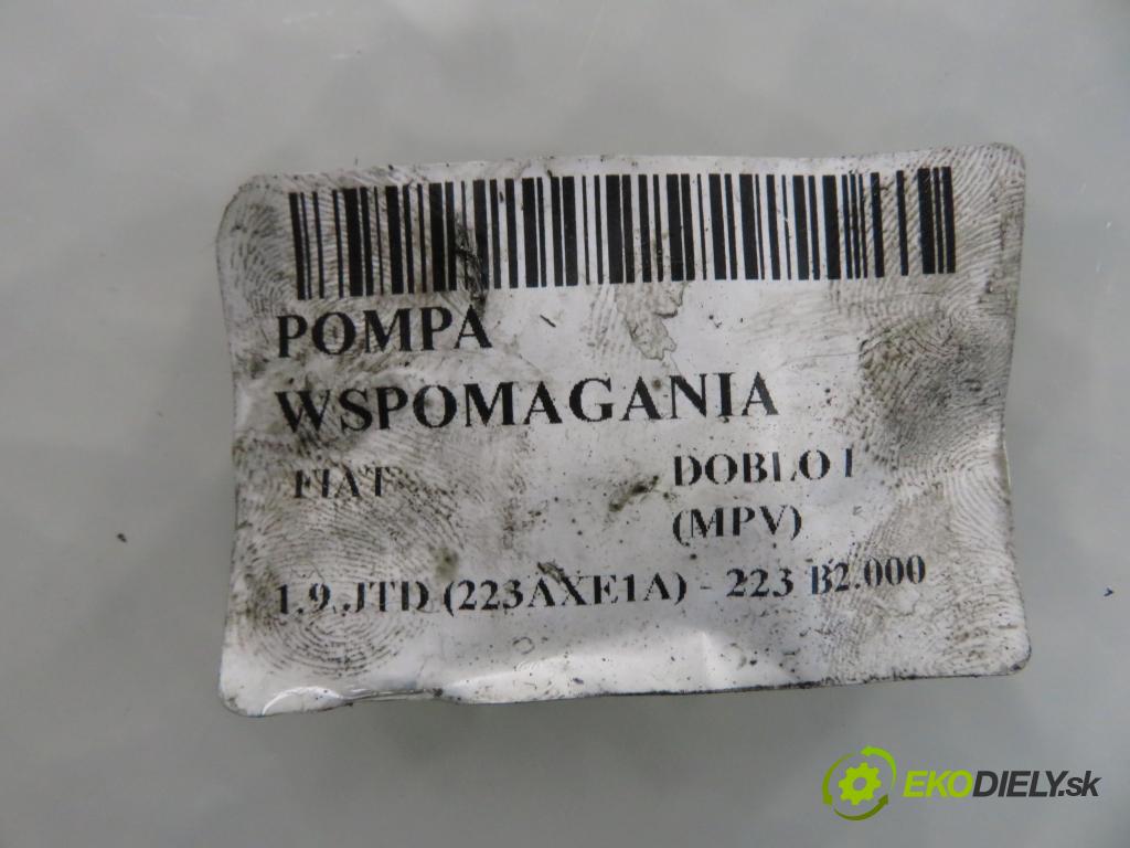 FIAT DOBLO nadwozie wielkoprzestrzenne (MPV) (119_, 223_) KOMBIVAN 2002 74,00 1.9 JTD 100 - 182 B9.000 1910,00 pumpa servočerpadlo  (Servočerpadlo)