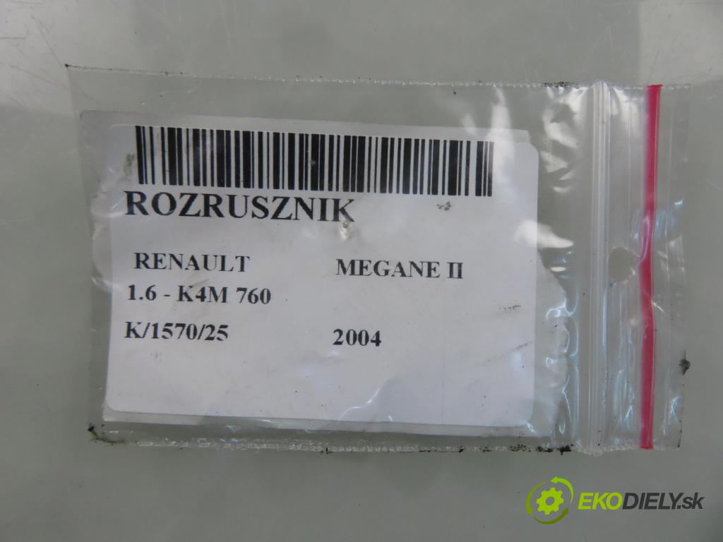 RENAULT MEGANE II sedan (LM0/1_) SEDAN 2004 0,00 1.6 - K4M 760 1598,00 Štartér 8200266777A ; D7E47 (Štartér)