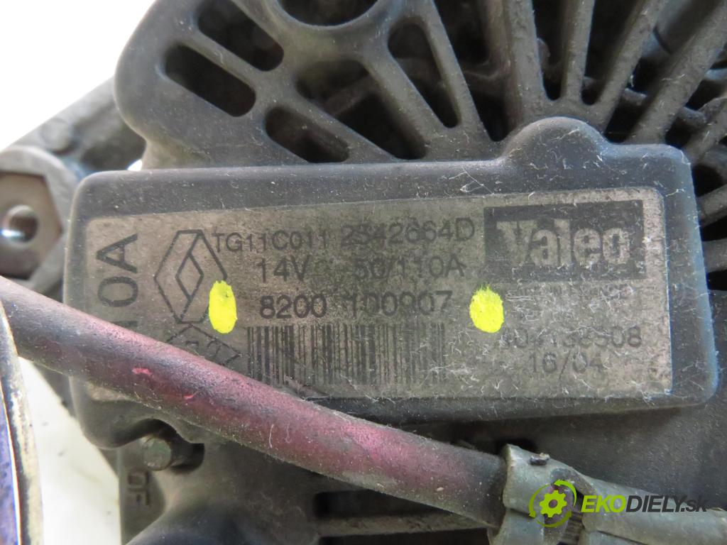 RENAULT MEGANE II sedan (LM0/1_) SEDAN 2004 0,00 1.6 - K4M 760 1598,00 Alternátor 8200100907 (Alternátor)