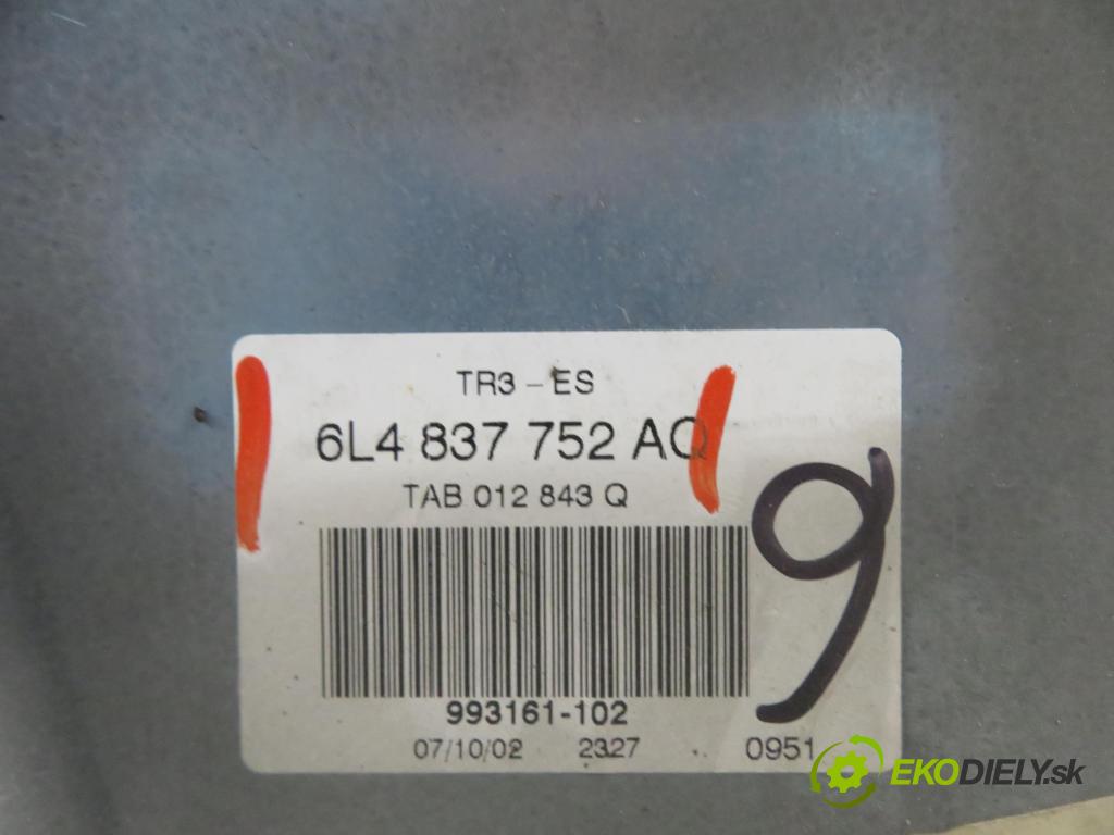 SEAT IBIZA III (6L1) HB 2003 47,00 1.9 SDI - ASY 1896,00 Mechanizmus okien 6L4837752AQ ; 6Q2959801A